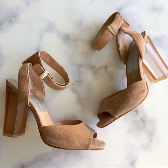 Dolce Vita Shoes - Dolce Vita Hades Peep Toe Lucite Heel Sandal